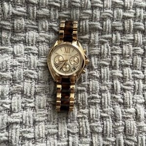 Gold & tortoise shell Michael Kors watch